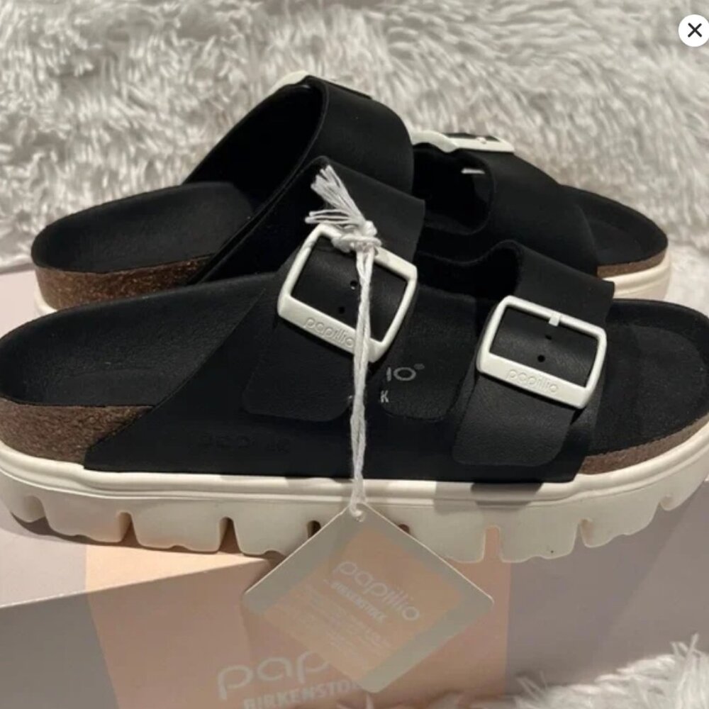 Birkenstock Arizona Papillio chunky Black sandal